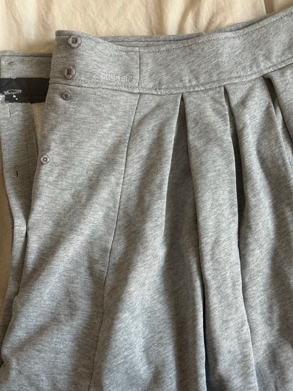 오늘까지만 ) 코이세이오 코지 스웻 랩 스커트 멜란지 2사이즈 상품이미지2