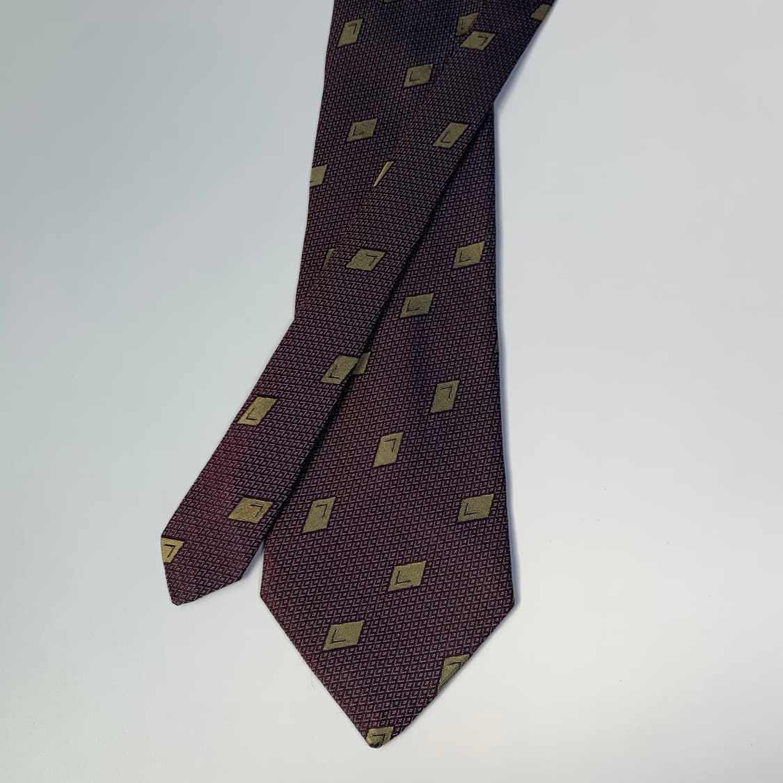 랑방(LANVIN) 모노그램 명품넥타이 A등급 이염존재 상품이미지3