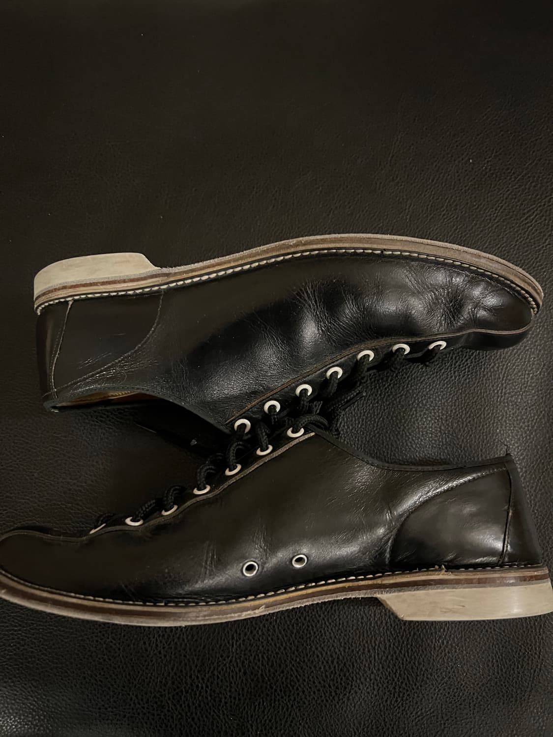 1950s 볼링슈즈 굿이어웰트 (260추천) 표기9 상품이미지3