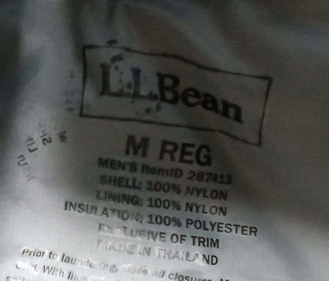 엘엘빈 프리마로프트 경량패딩 자켓 상품이미지2