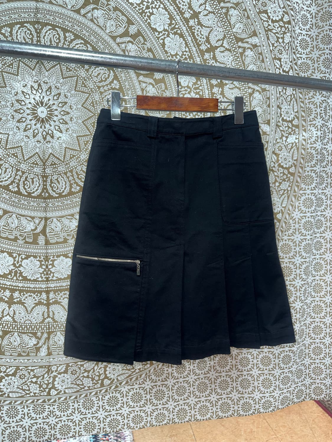 NIKAO 여성 턱 테니스 미디스커트  상품이미지3