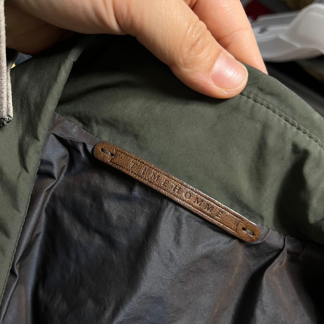 TIME 타임 옴므 트렌치 코트 카키 105 상품이미지2