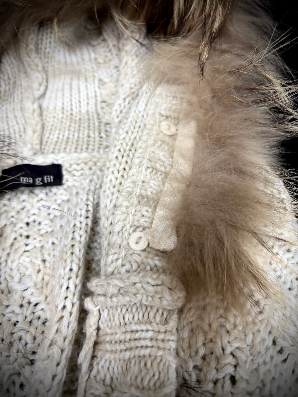 [Vintage] Fur Hoodie Cape 상품이미지9
