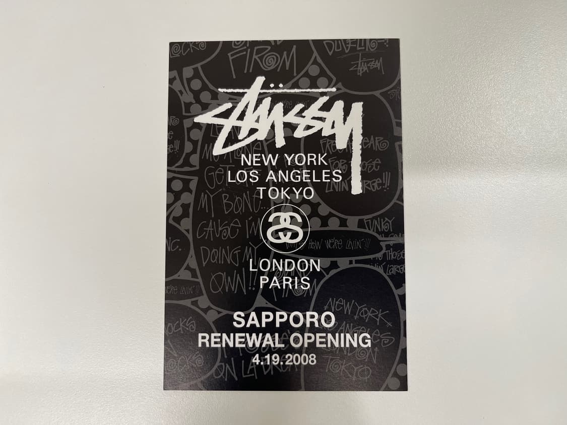 스투시 삿포로 챕터 한정판 아트 포토 2008 STUSSY 상품이미지2