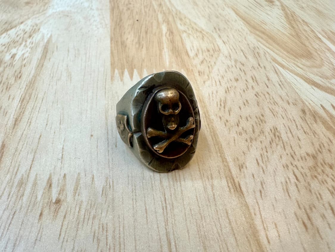 빈티지 멕시칸 바이커링(은, 브라스) 20호 상품이미지1