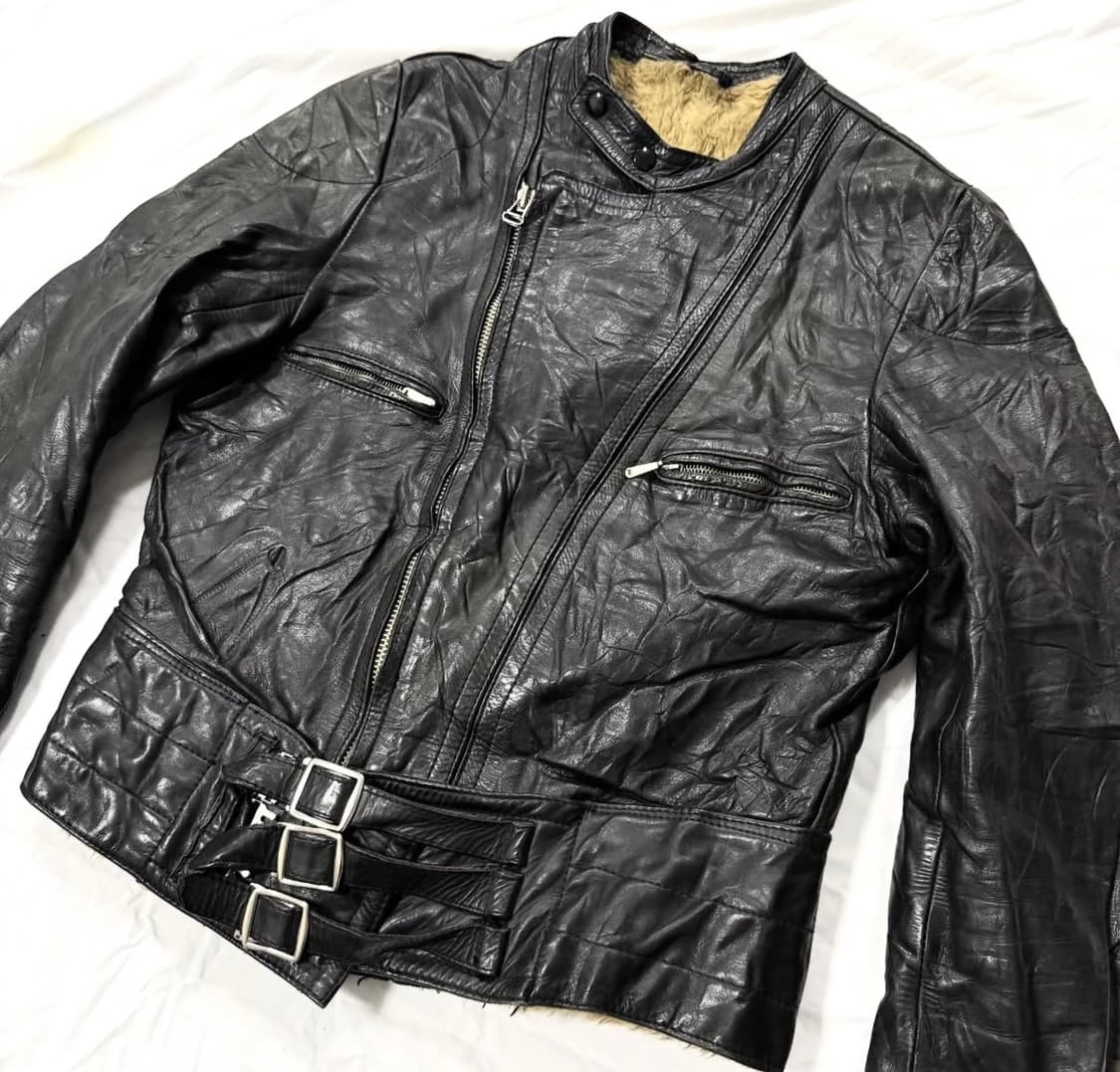 Harro - 70s 바이커 자켓 상품이미지2