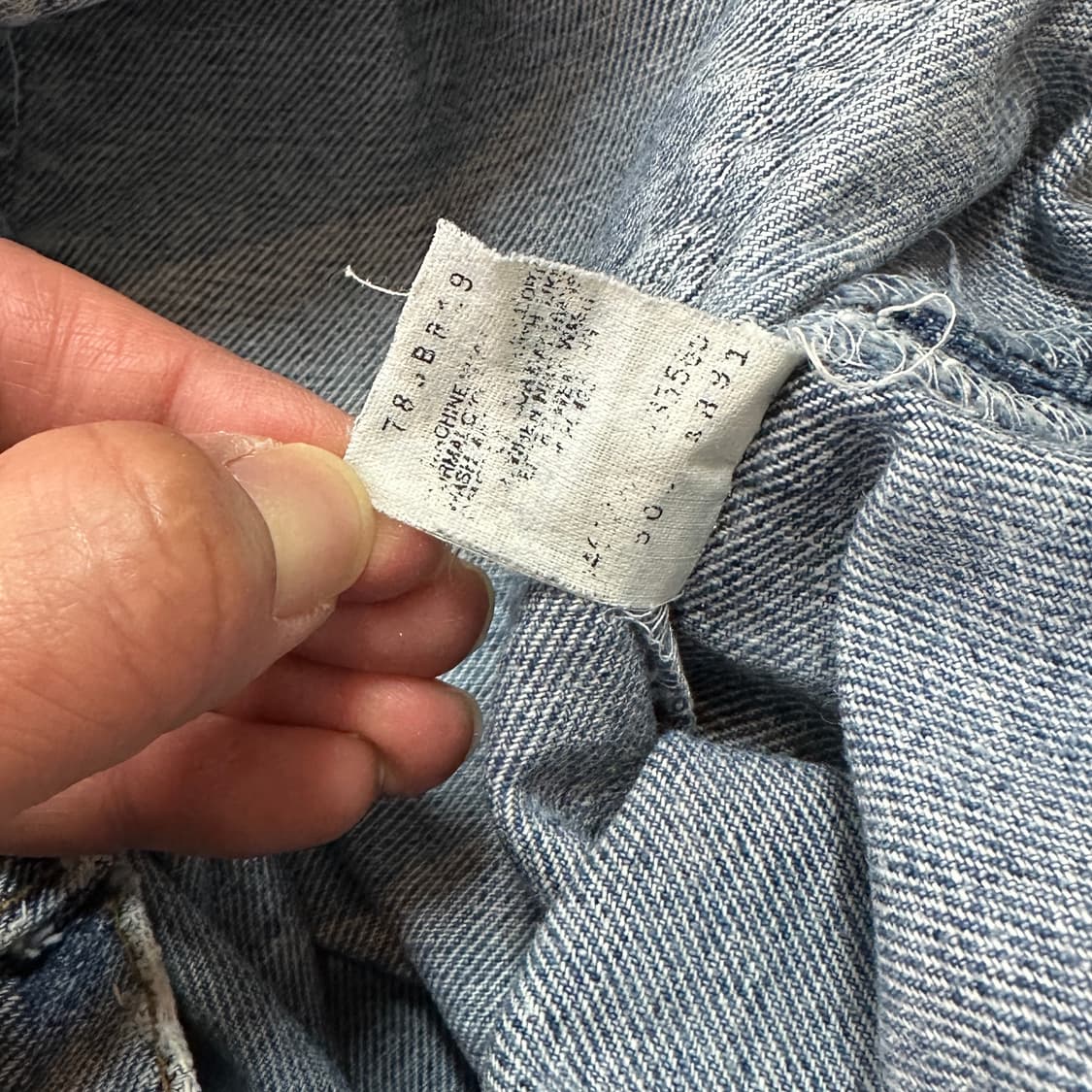 9~00s USA 리바이스 505 블루 진 데님 팬츠 38 상품이미지9