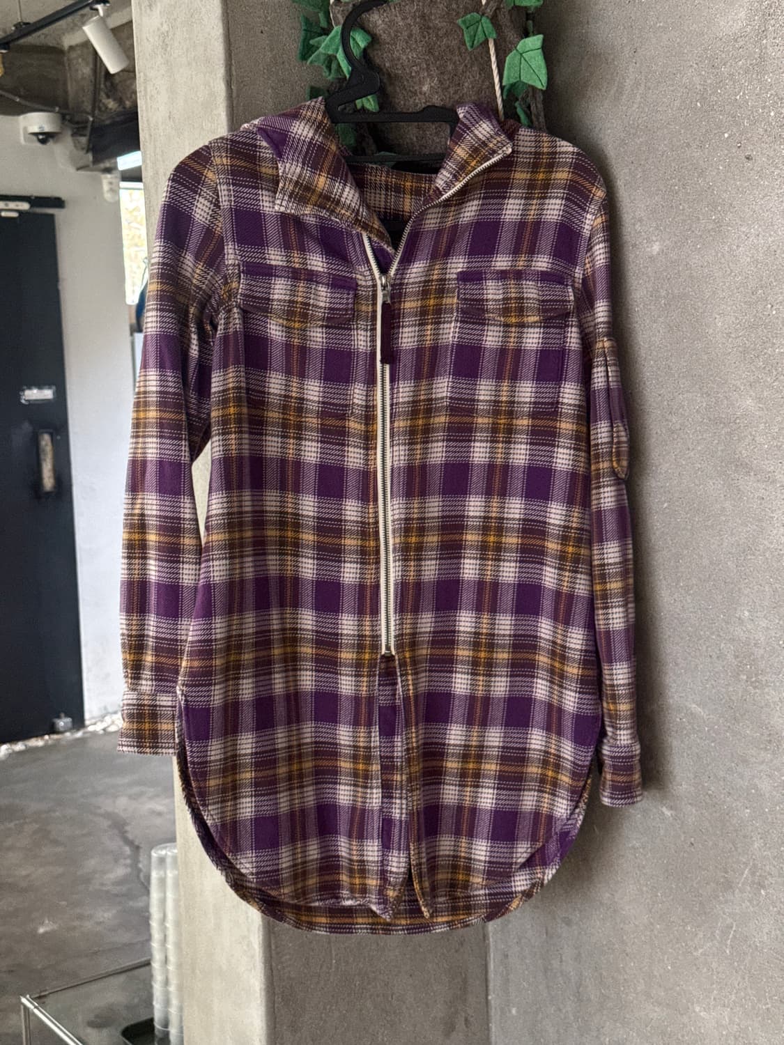 히스테릭 글래머 체크 셔츠 자켓 상품이미지3