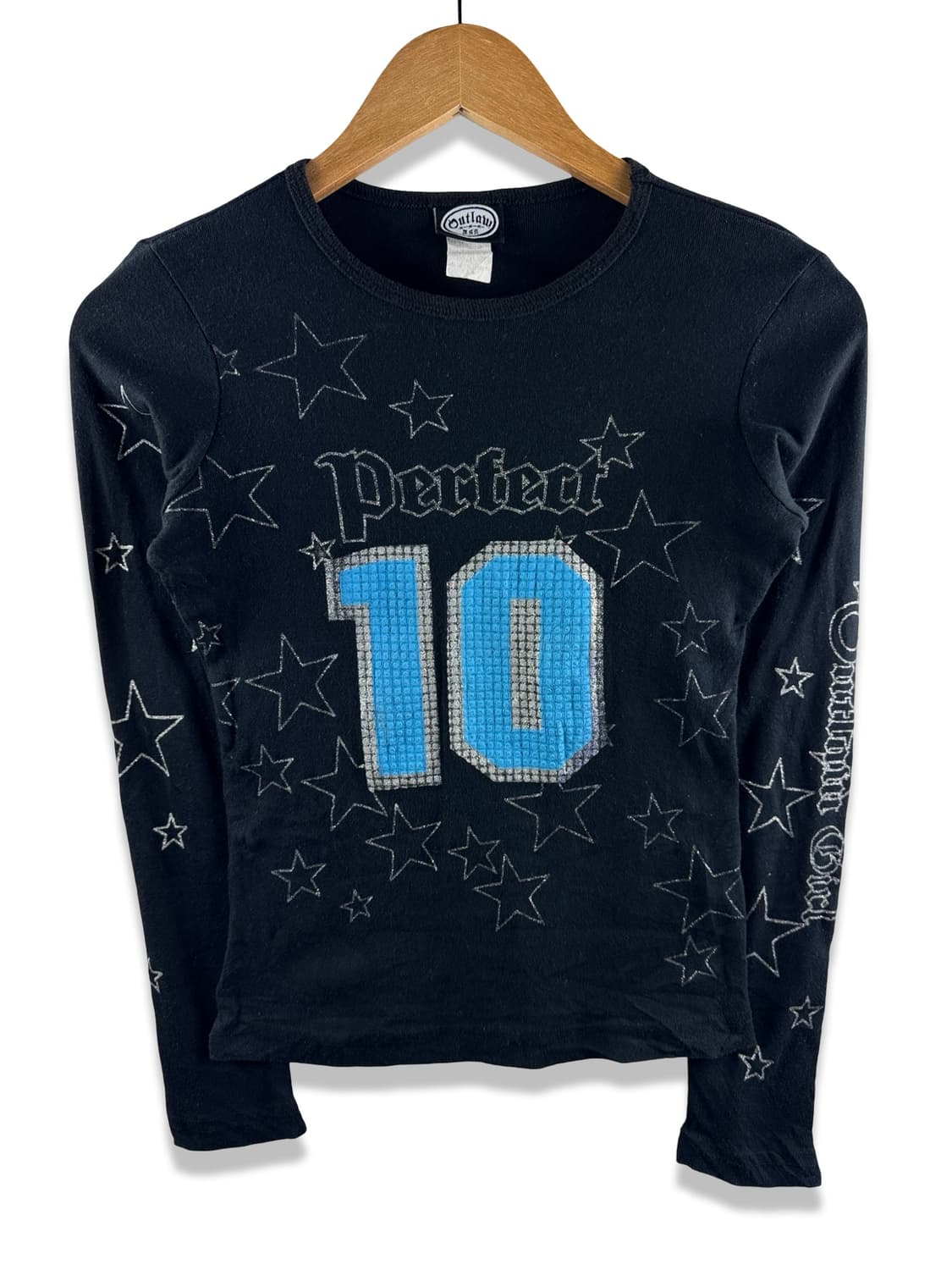 USA 키치 스타글리터 딱붙롱슬리브2736 상품이미지1