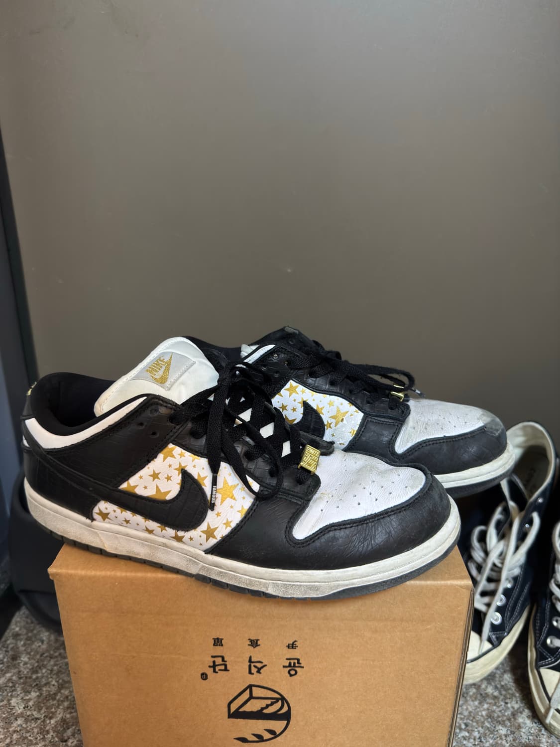 [270]나이키 x 슈프림 SB 덩크 로우 블랙 상품이미지1