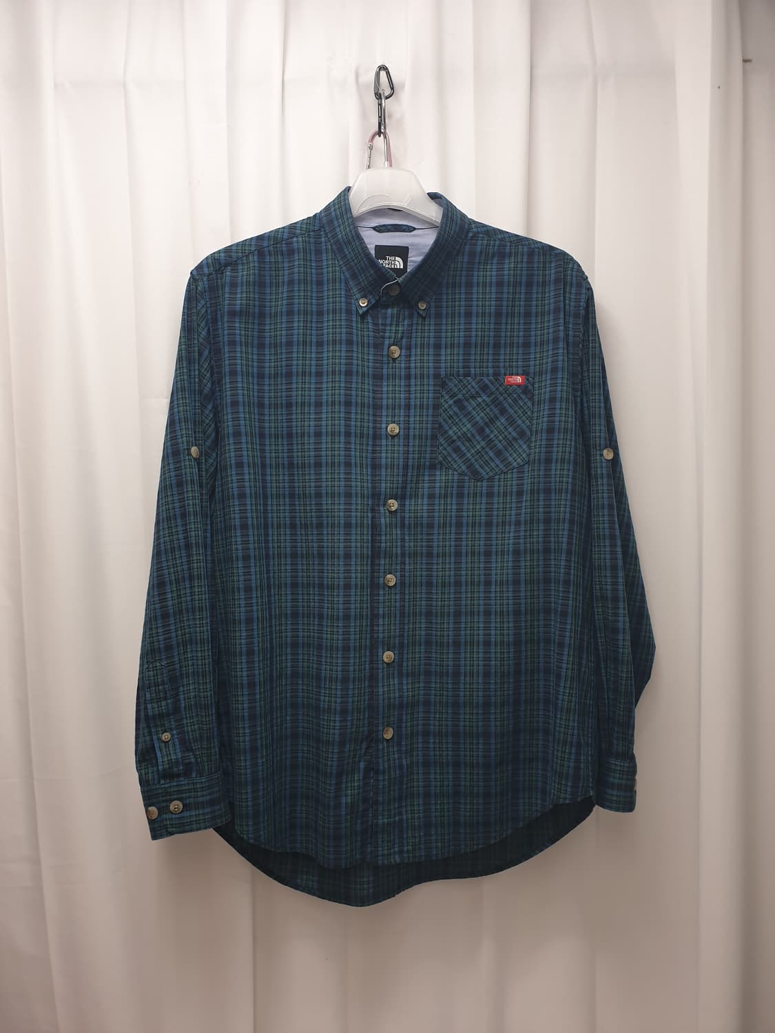 노스페이스 체크 긴팔 셔츠 L 상품이미지1