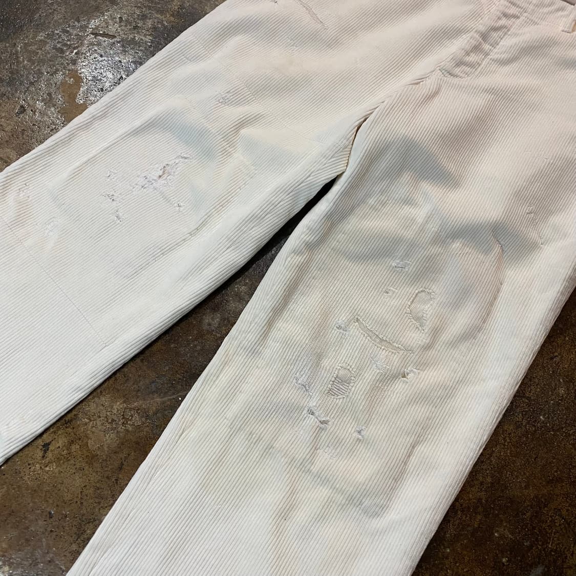 (36) 올드조 대미지 패치워크 코듀로이 팬츠 상품이미지2