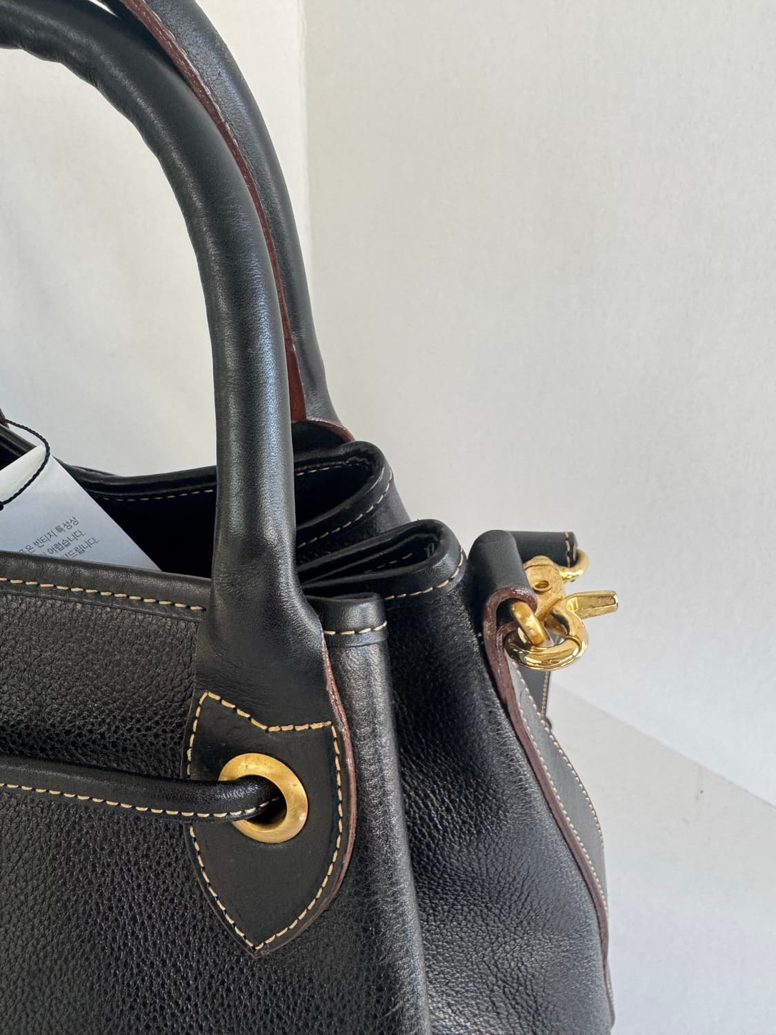 Marie Claire Paris Gold Logo Bucket Bag  상품이미지5