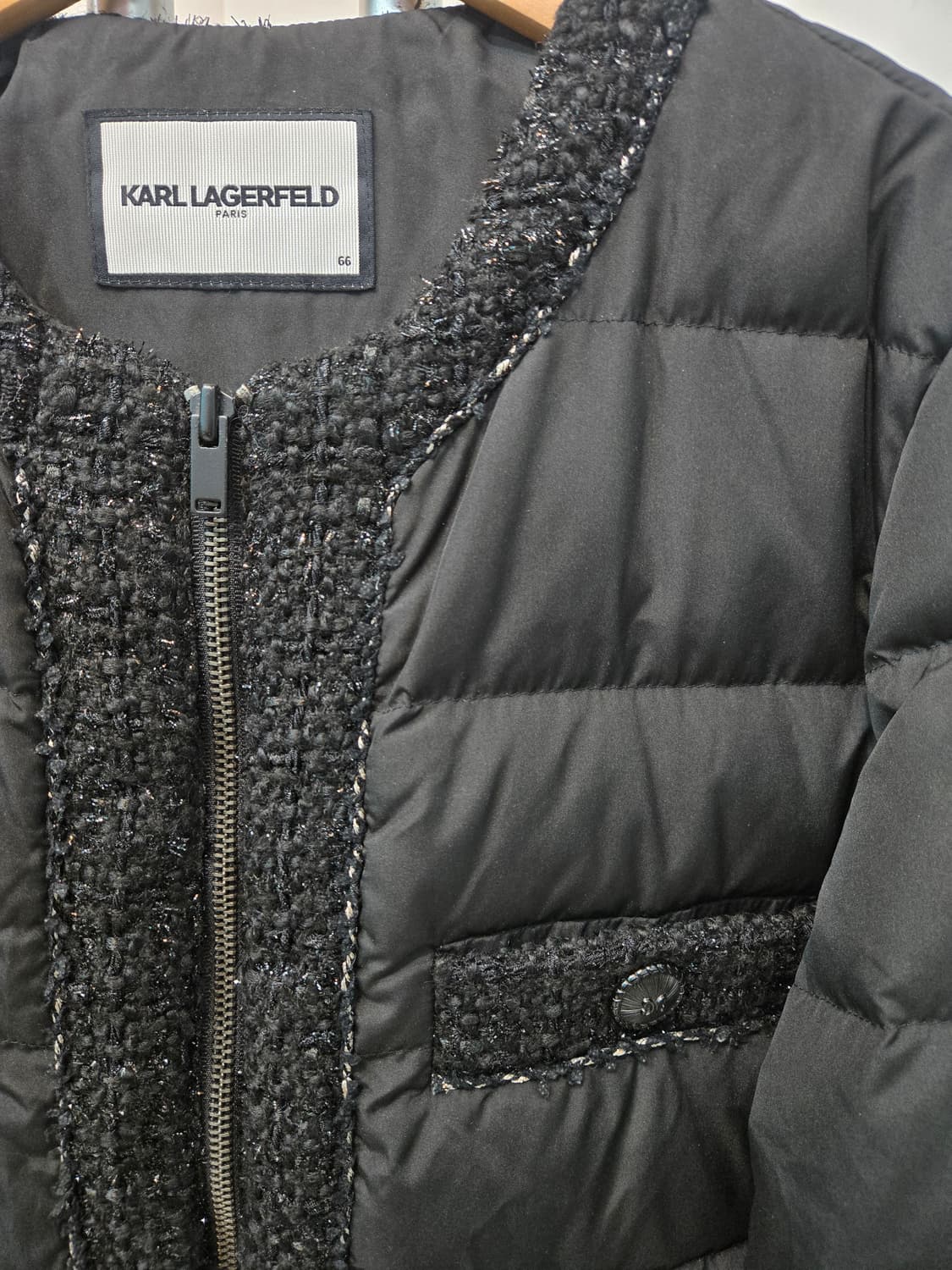 칼 라거펠드 트위드패딩자켓 상품이미지2