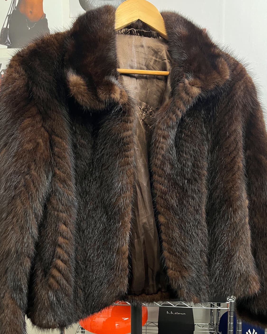 올드 빈티지 브라운 퍼 자켓 상품이미지6