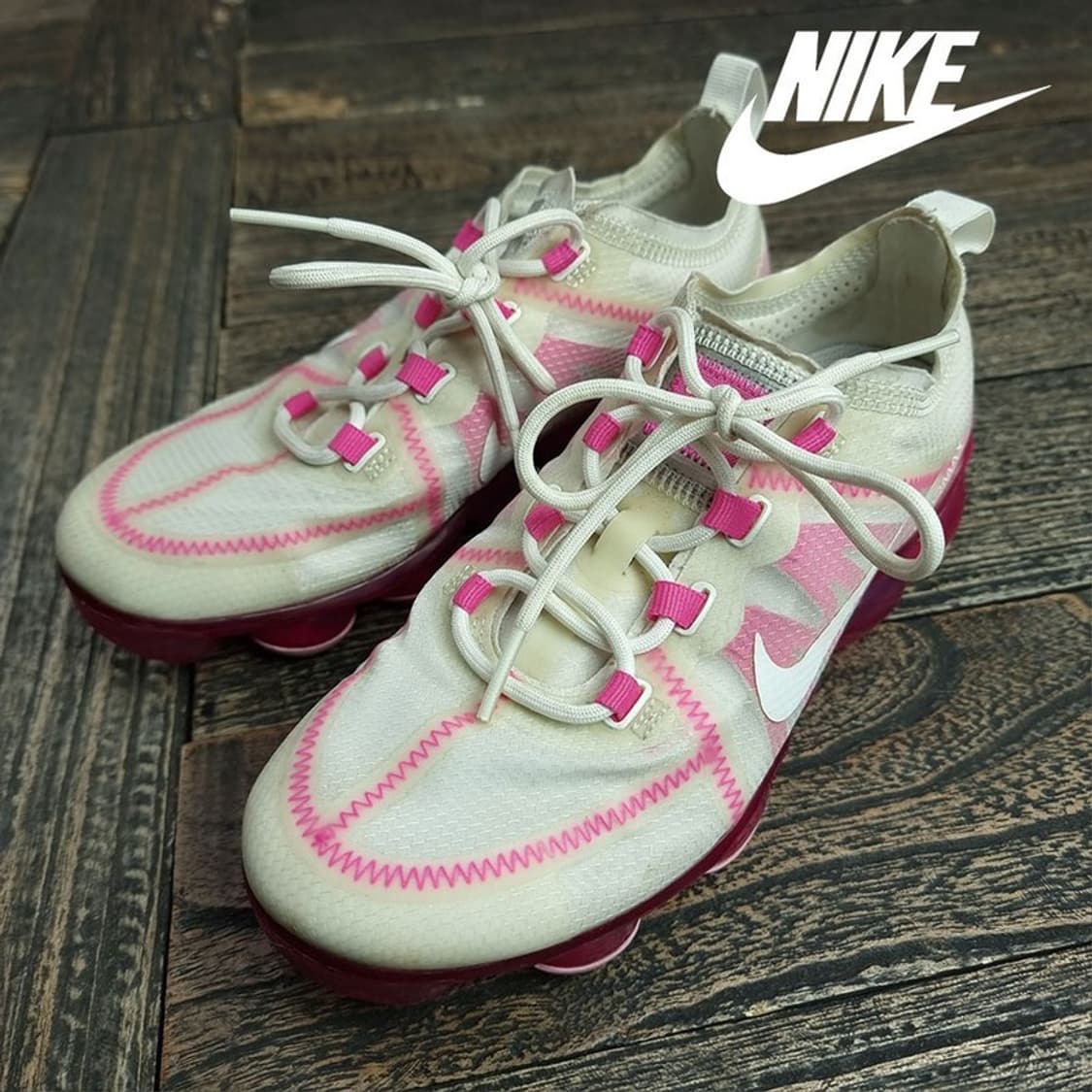 [나이키] 에어 베이퍼맥스 2019 써밋 화이트 핑크 M19793 상품이미지1