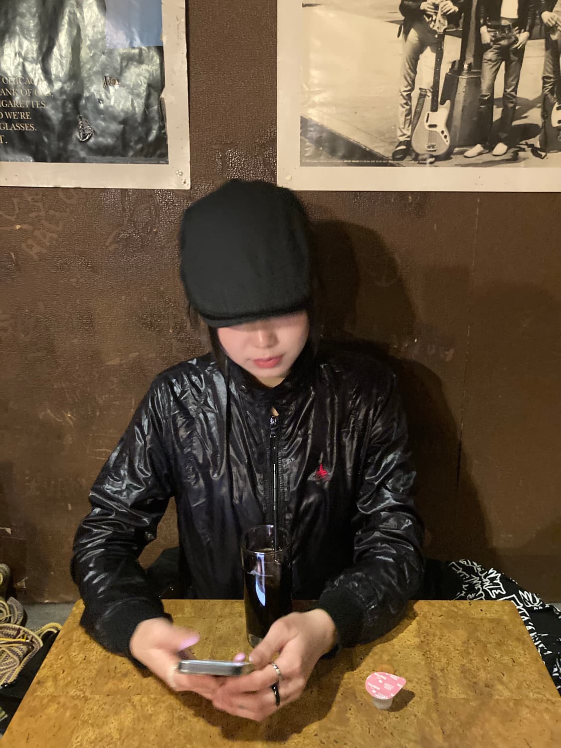 히스테릭글래머 블랙 하이넥 히든 후드 윈드브레이커 상품이미지4