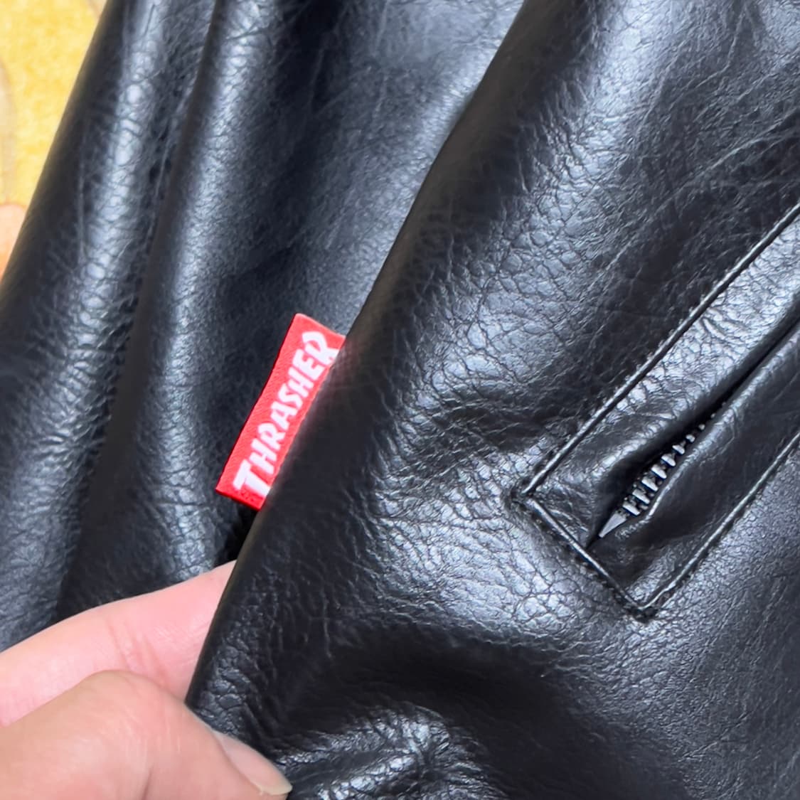 트레셔 레더 자켓 상품이미지4