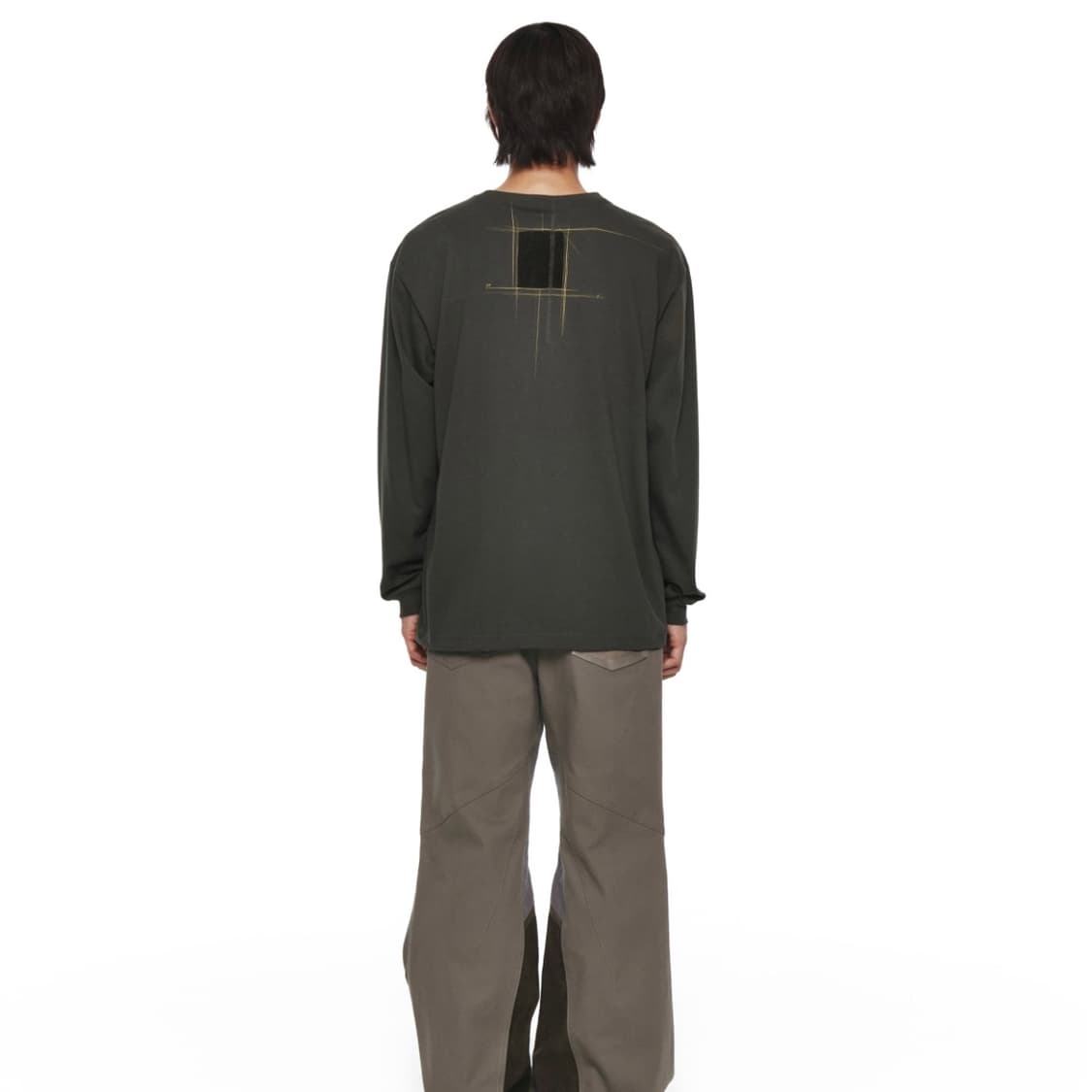 EP.8 SLEEVE CHARCOAL OLIVE 엑슬림 롱슬리브 상품이미지6