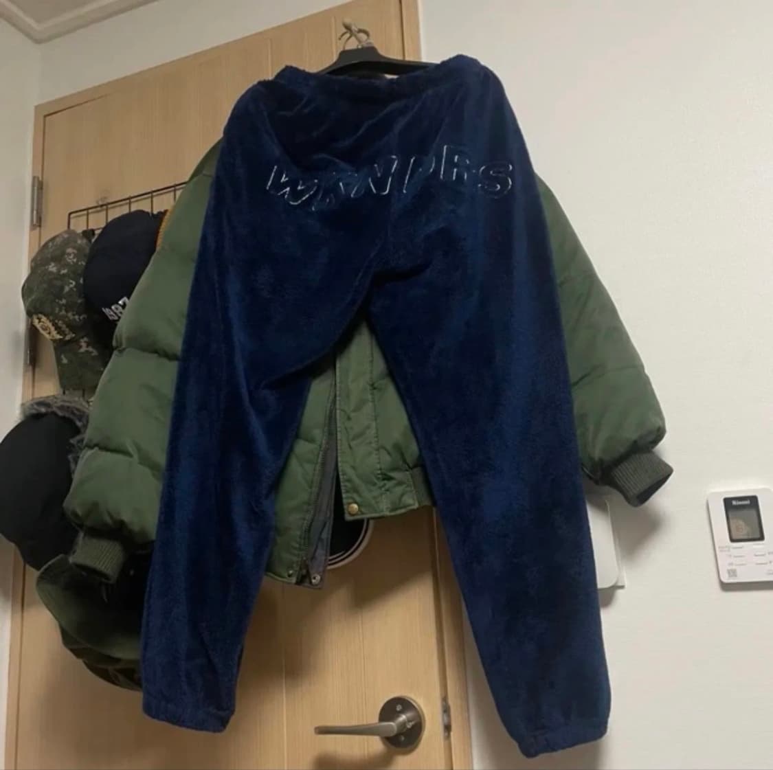 (M)위캔더스 웨이비 퍼 팬츠 네이비 상품이미지4