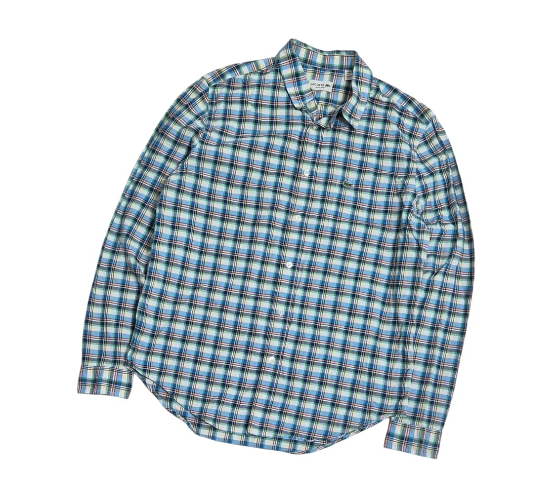 라코스테 체크 셔츠 상품이미지1