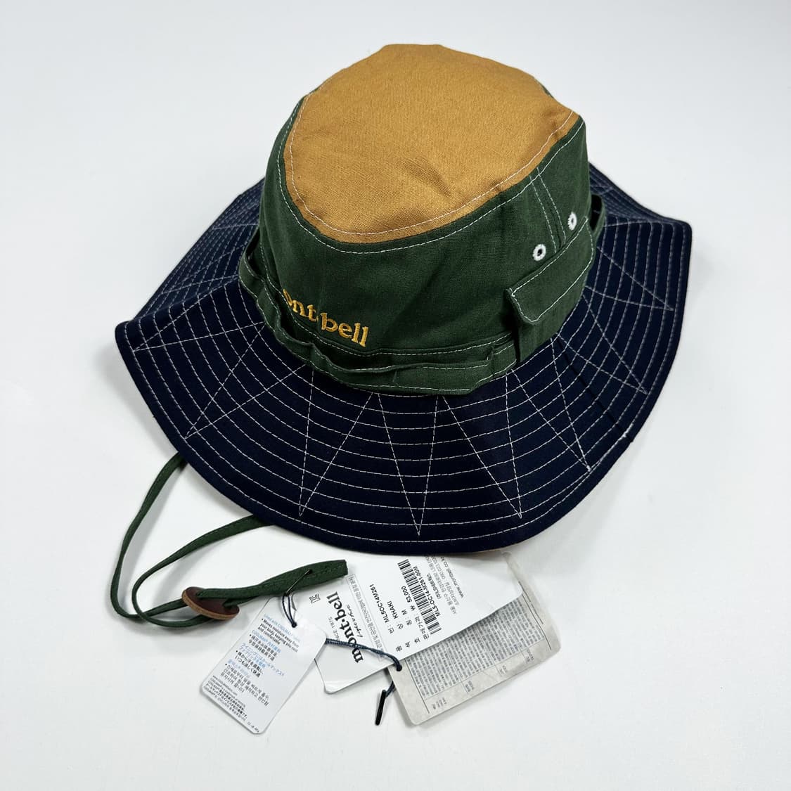 몽벨 마운틴 자수 벙거지 버킷햇 모자 상품이미지1