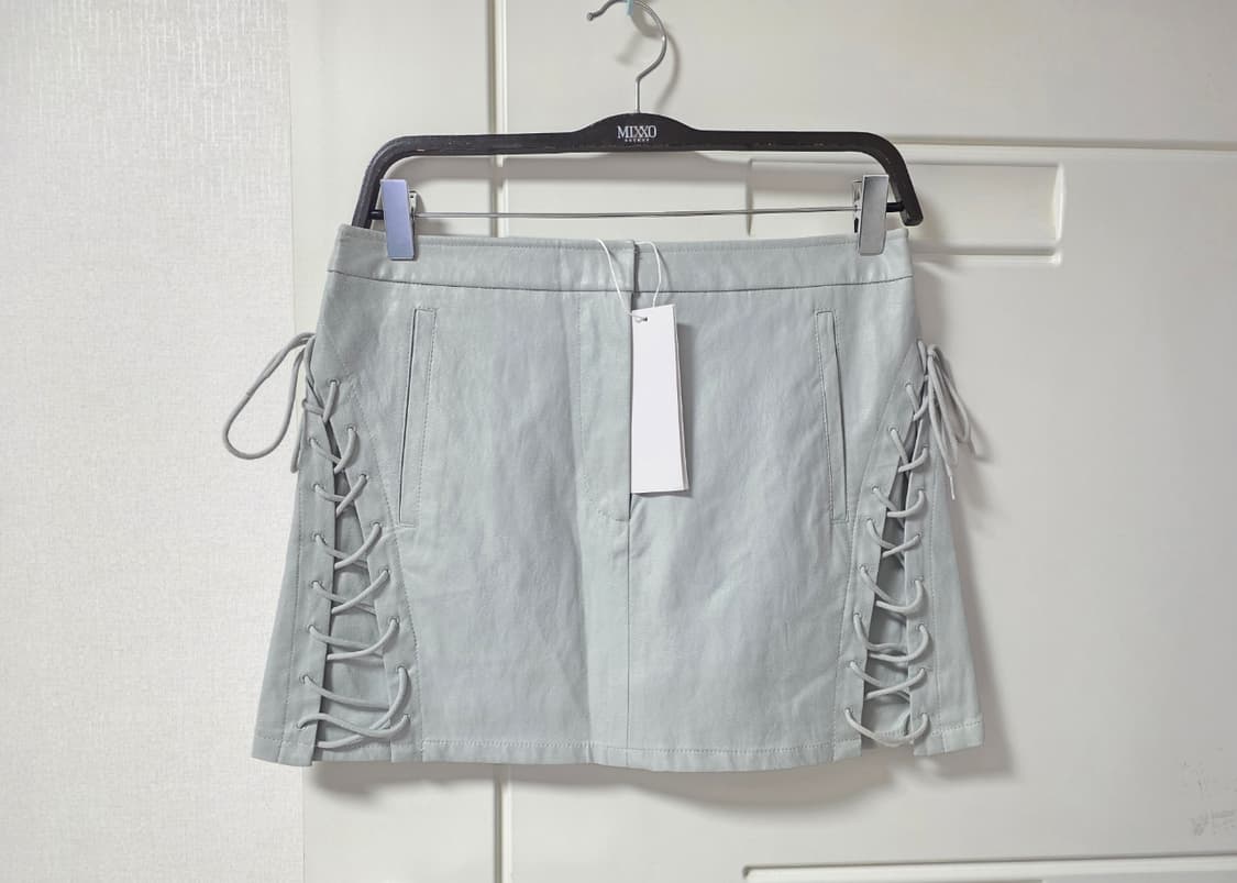 스타일난다 레이스업 미니 스커트 M 새상품
 상품이미지1