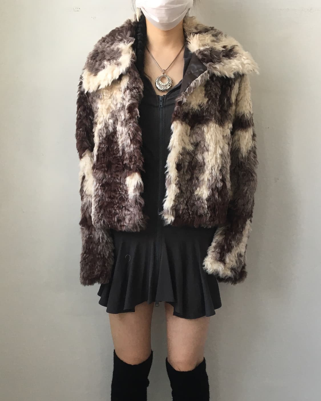 Fake fur pattern jacket 상품이미지6
