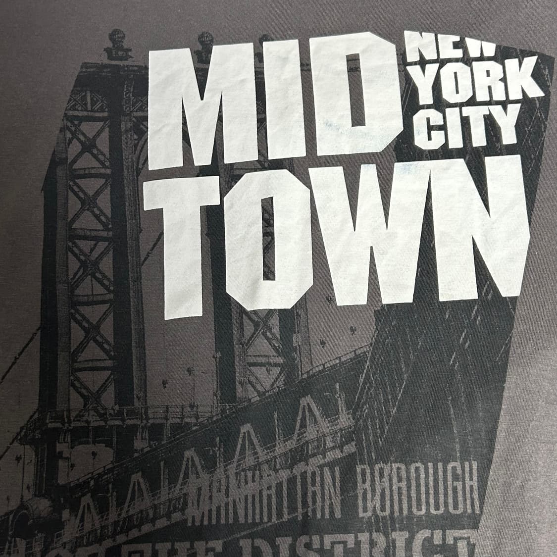 [JPN] 빈티지 레터링 프린팅 반팔티셔츠 상품이미지3