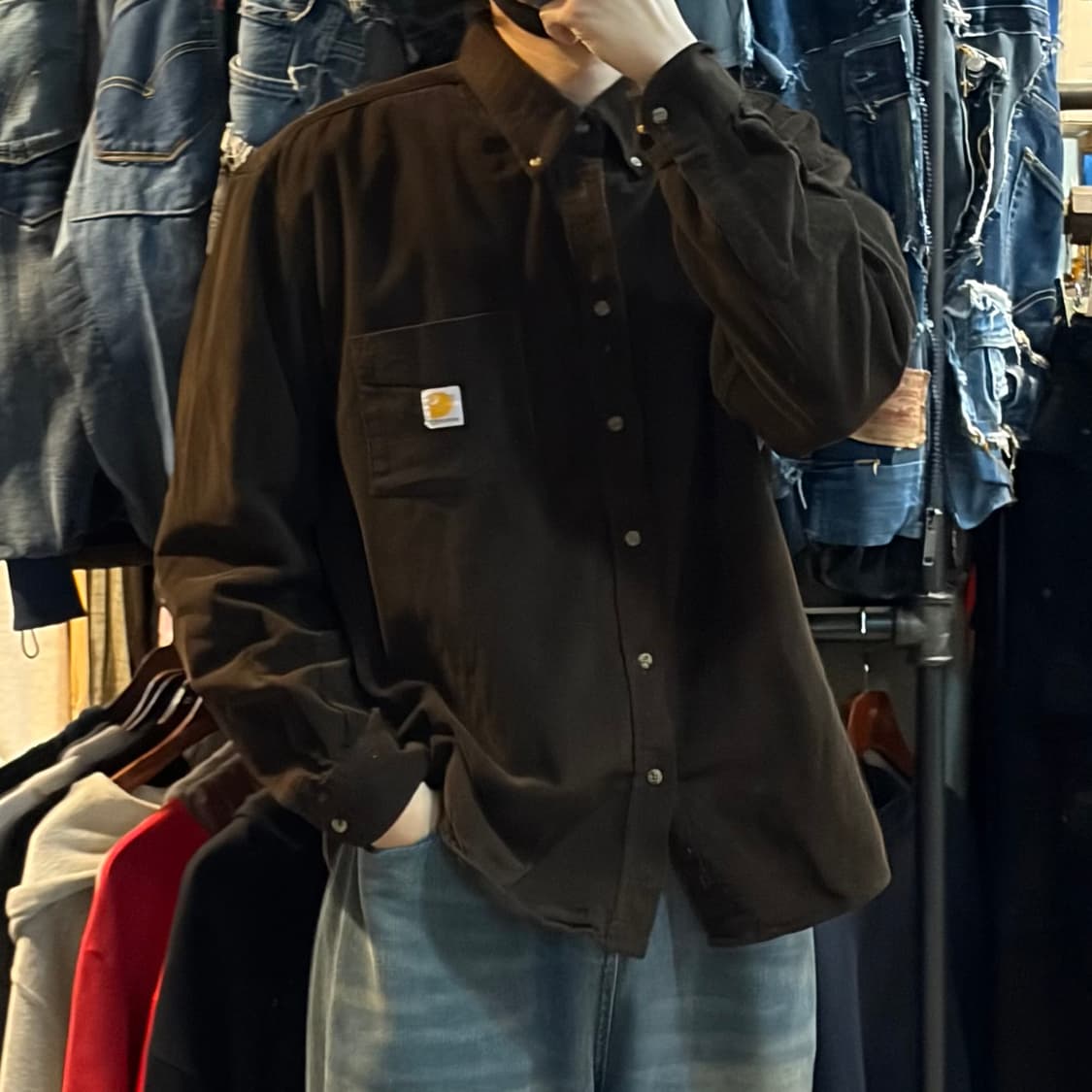 [NO.9] 칼하트 코듀로이 긴팔셔츠 상품이미지4