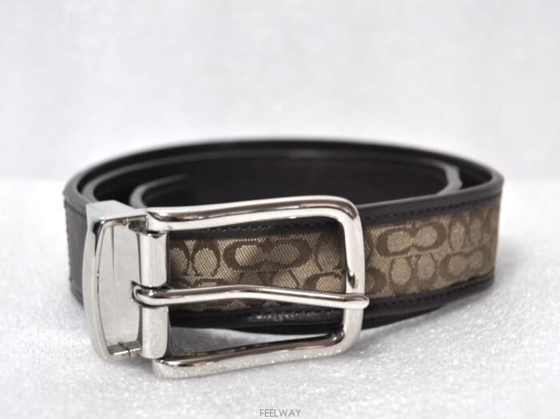코치/남성시그니처벨트(허리27~28) 상품이미지1