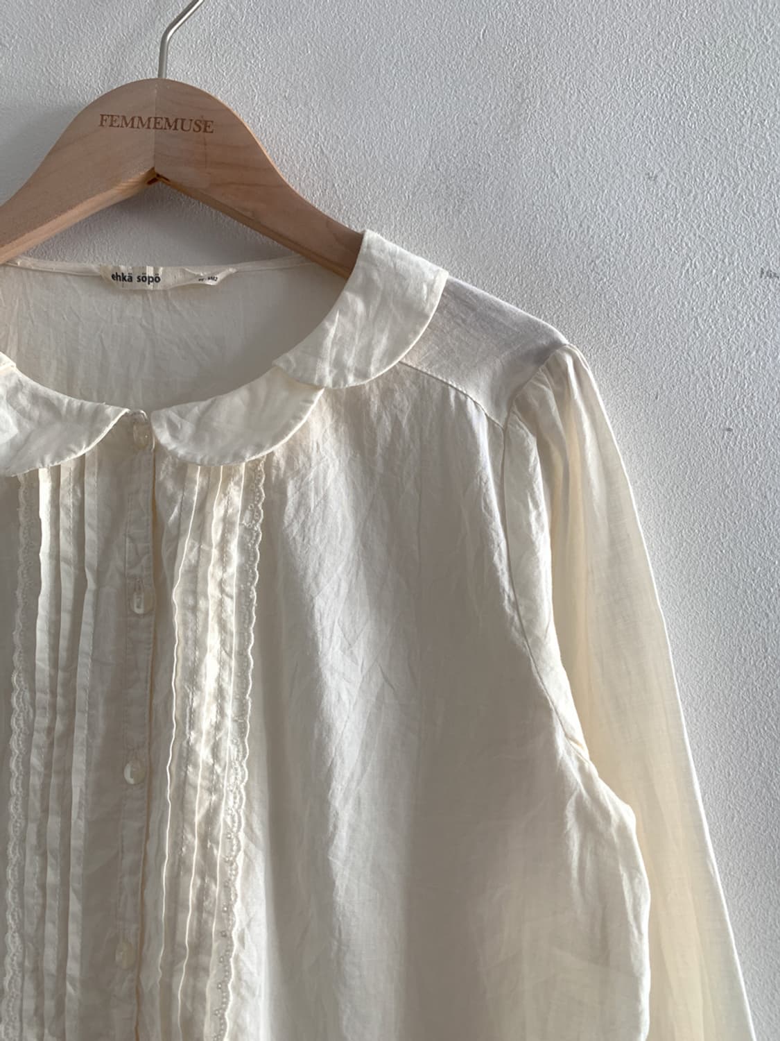 (Vintage)Lace Collar Blouse Shirts 상품이미지4