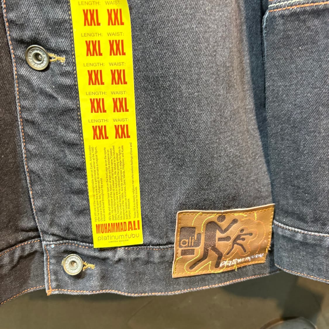 [XXL] FUBU 푸부 무하마드 알리 데님 자켓 상품이미지4