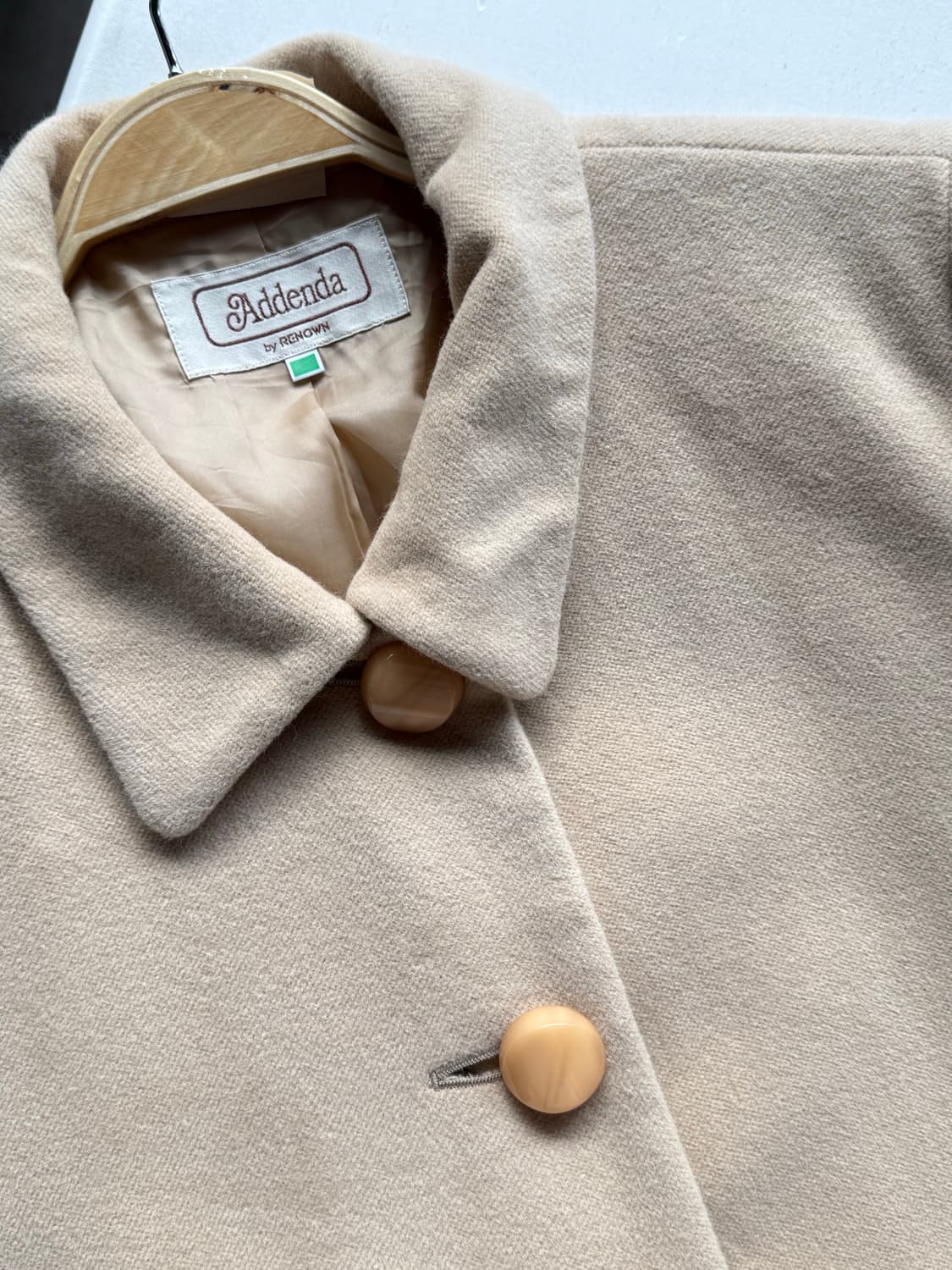 일본빈티지) 앙고라100 울 코트 / made in Japan 상품이미지8