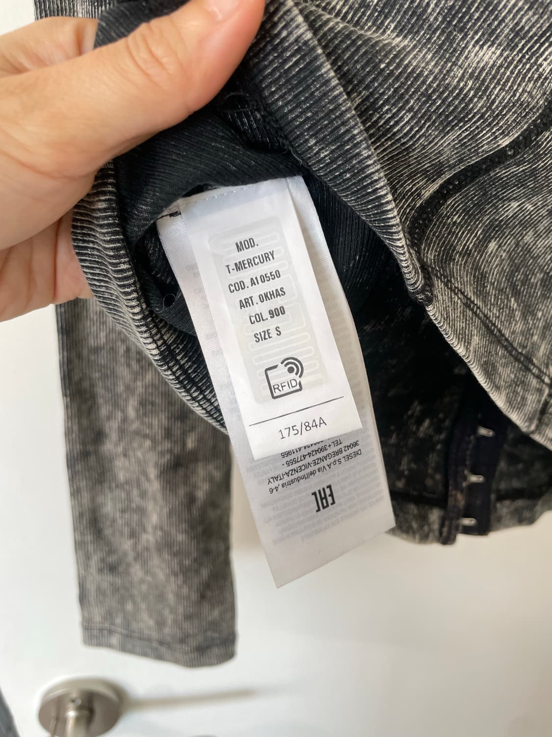 디젤 diesel 머큐리 골지 티셔츠 정품 s 상품이미지7