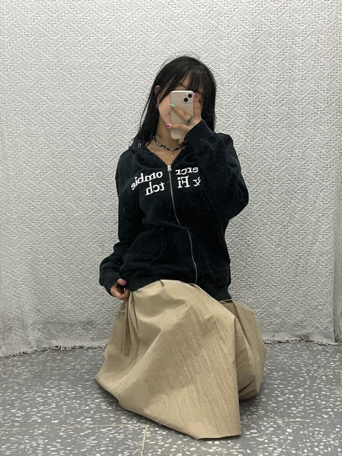 아베크롬비 올드스쿨 빈티지 Y2K 후드집업 XXL C06564 상품이미지2