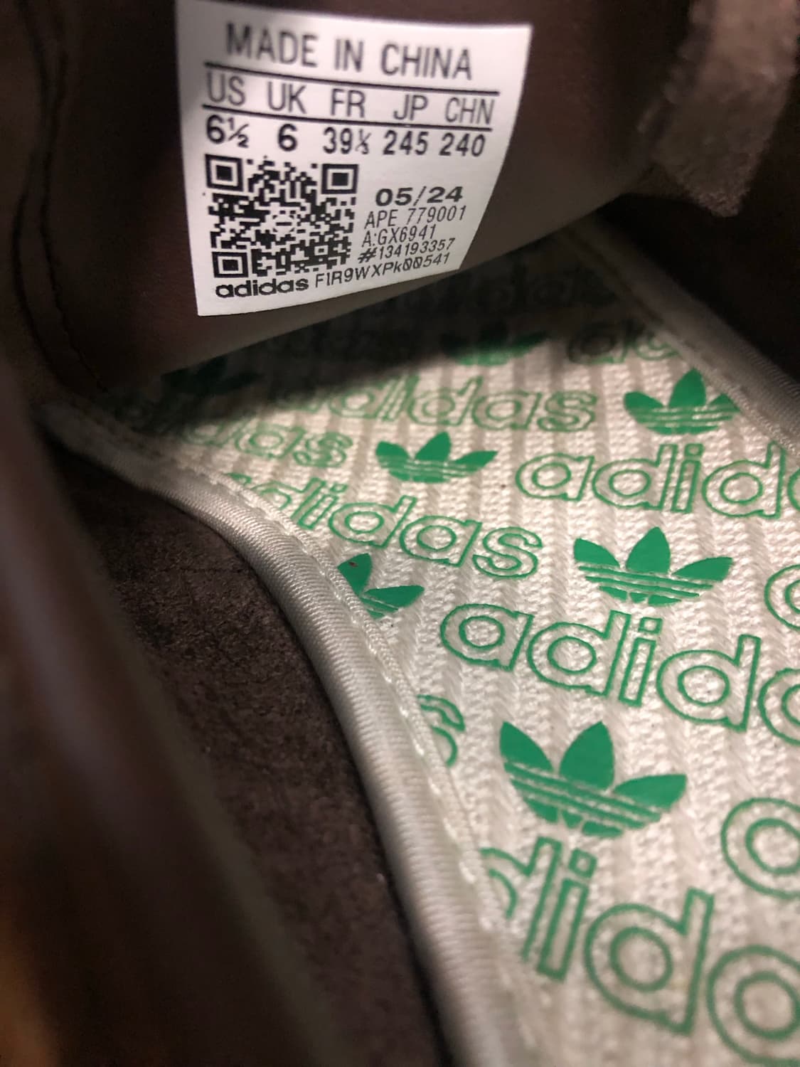 아디다스 토바코 그루엔 다크 브라운 245 상품이미지8