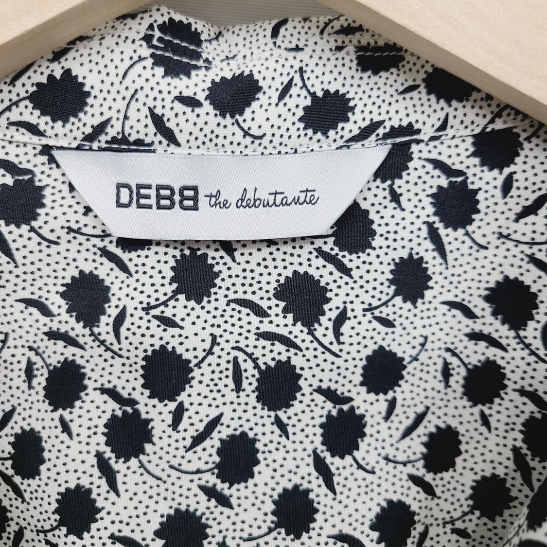 DEBB(뎁) 앤디앤뎁 플라워 프린트 프릴 포켓 셔츠 블라우스 (S) 상품이미지6