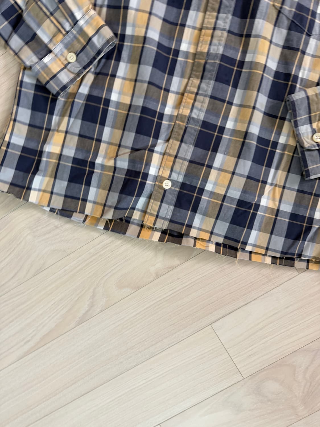 랭글러 빈티지 크롭 셔츠 사이즈 L 상품이미지5