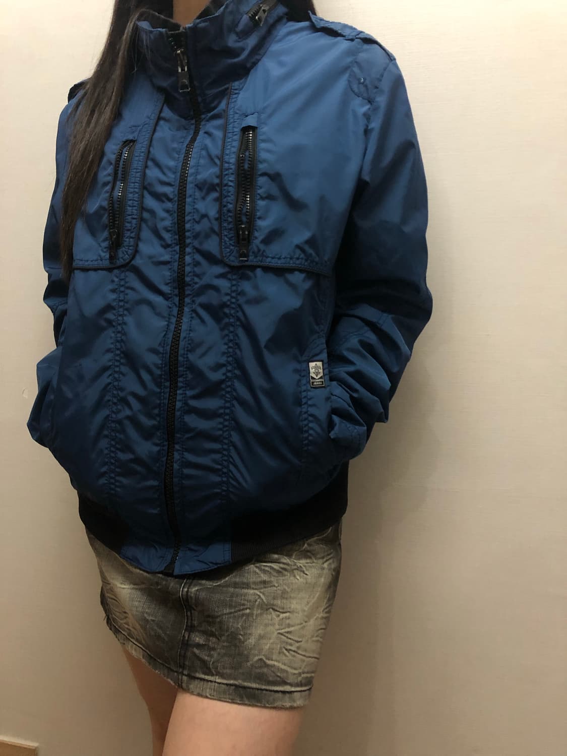 빈티지 버커루 블루 펑크 점퍼 상품이미지6