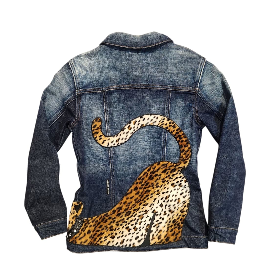 미스식스티 레오파드 데님 자켓 (S) 상품이미지2