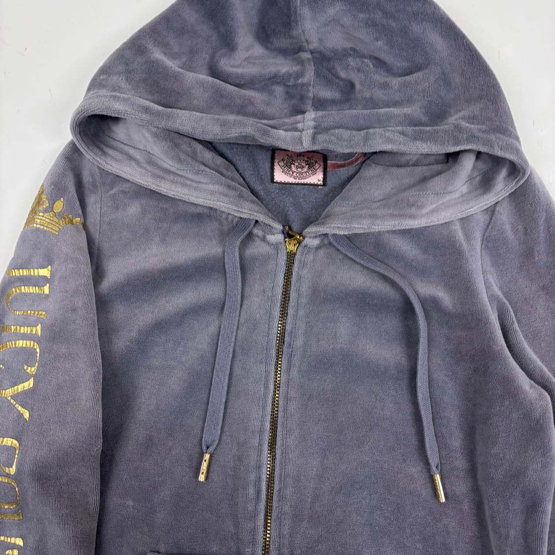 주씨 꾸띄르 벨벳 후드집업 상품이미지5