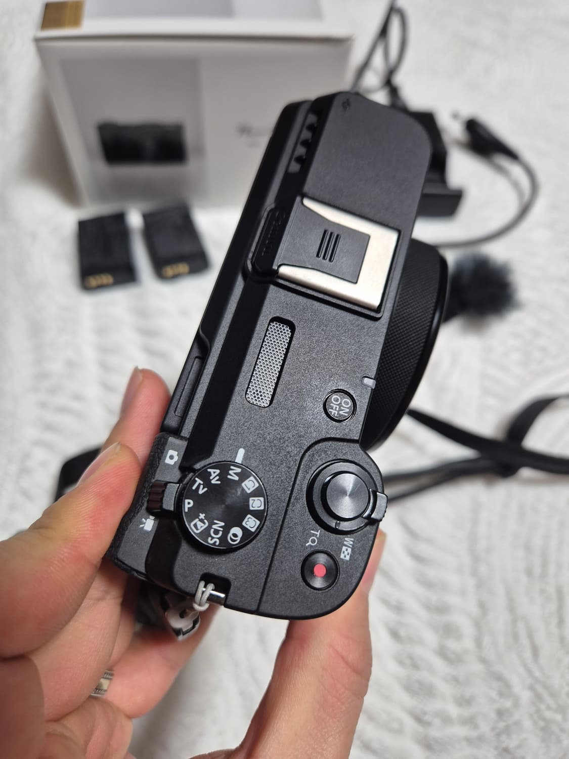 캐논 파워샷 V1 카메라 풀박스 추가 배터리 충전기 상품이미지3