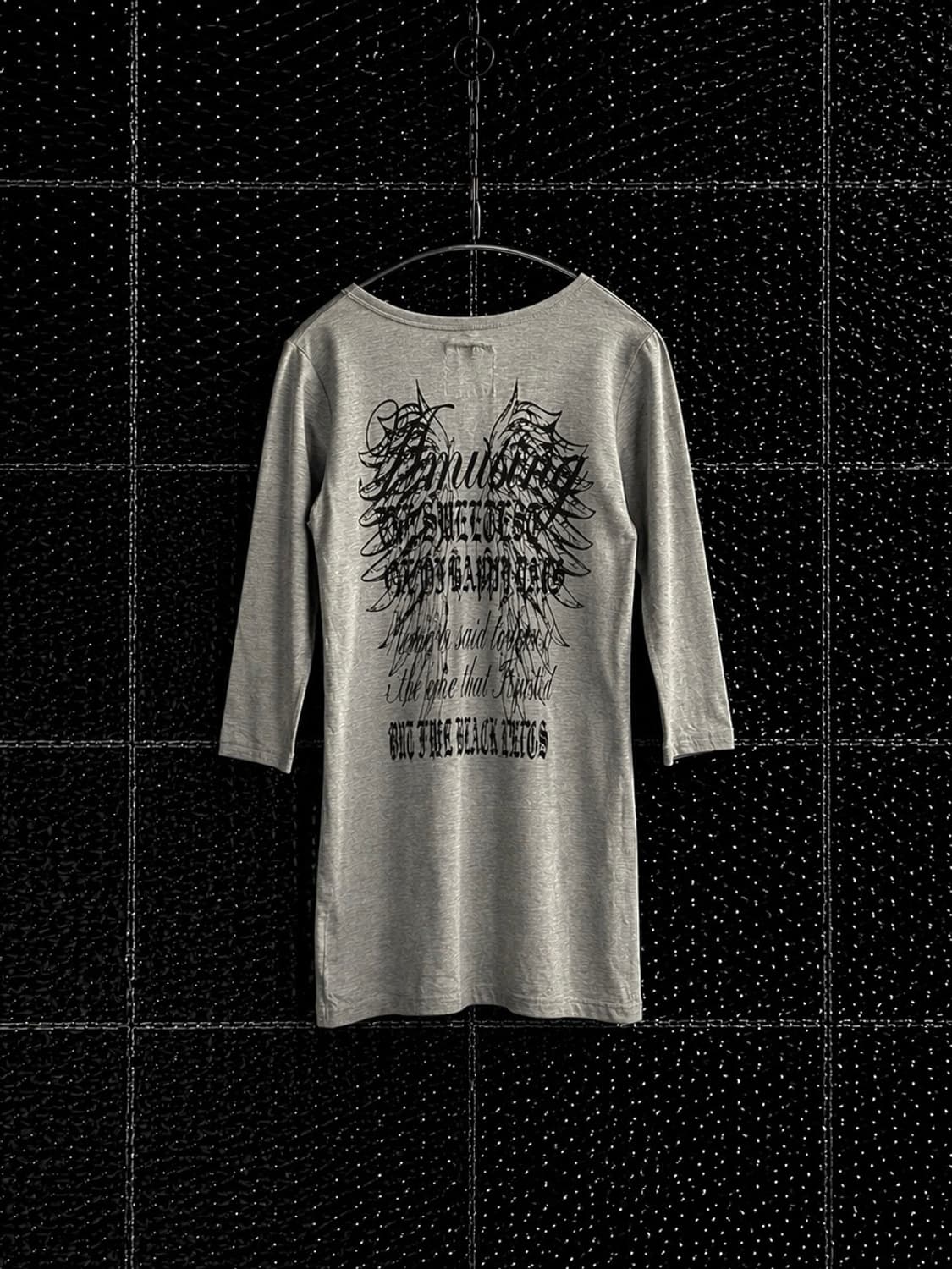 Blue strive 스컬프린팅 롱티 상품이미지2