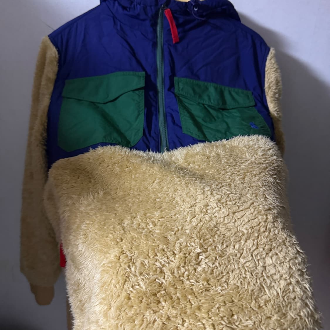 폴로 랄프로렌 하이브리드 쉐르파 후드티 하프 집업(100정도) 상품이미지7