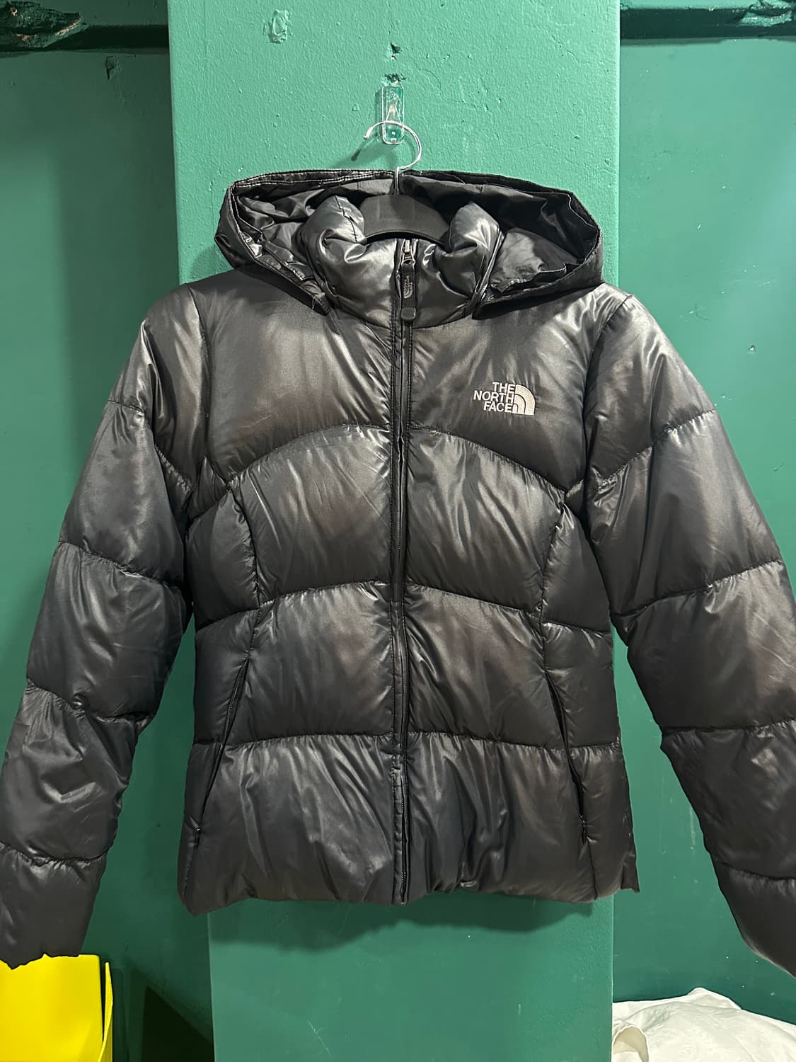 노스페이스 후드경량패딩 블랙S 상품이미지1