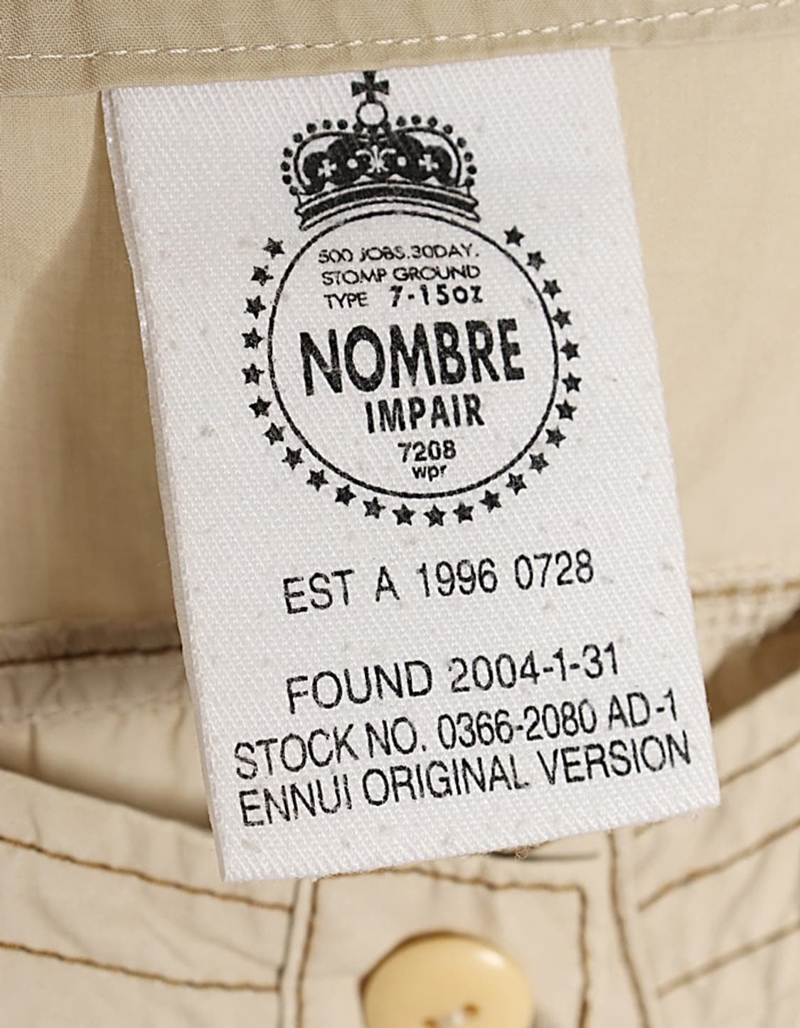 NOMBRE IMPAIR LightCotton Coat 상품이미지8