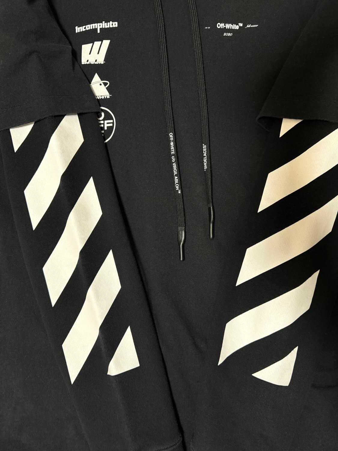 오프화이트 남성 마리아나 후드티셔츠 상품이미지2