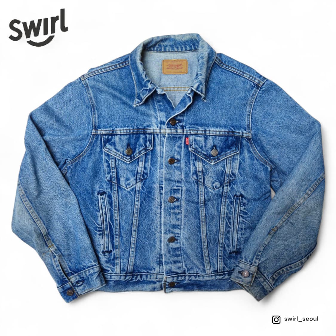 80s Levis usa made 3rd trucker jacket 상품이미지3