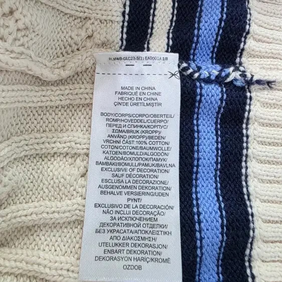 로렌 랄프로렌 크리켓 케이블 니트 스웨터 ~55 상품이미지8